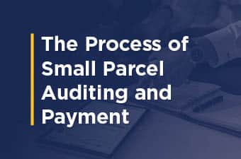 The process of small parcel auditing and payment blog thumbnail